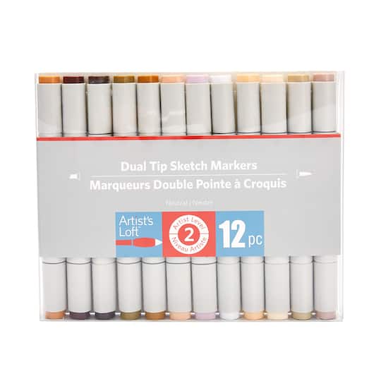 Dual Tip Neutral Sketch Marker Set by Artist's Loft™